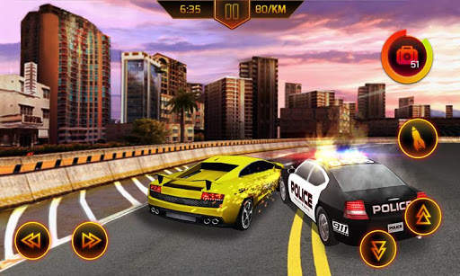 Police Car Chase 1 تصوير الشاشة