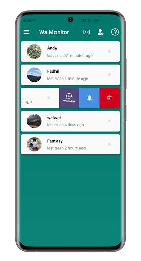 Wa Monitor - Online Last Seen Tracker For WhatsApp screenshot 2