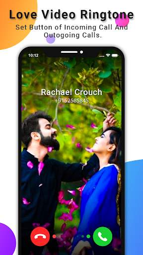 Love Video Ringtone for Incoming Call - Color Call screenshot 1