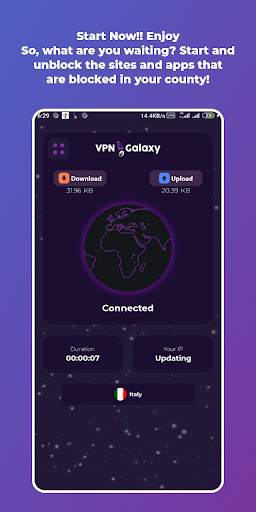 VPN Galaxy - The Fastest VPN and Free screenshot 3