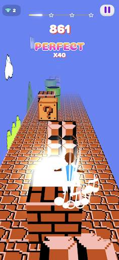 Melody Run - Cute Popcat Music screenshot 5