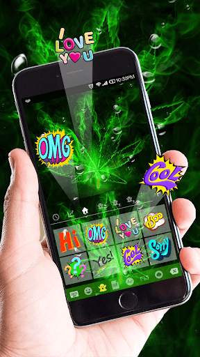 Weed Rasta Keyboard 3 تصوير الشاشة