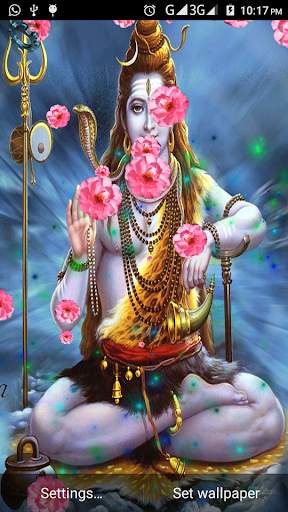 Shiva Live Wallpaper 4D Magic Touch screenshot 1