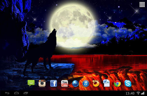 Wolf Magic live wallpaper screenshot 4