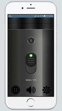 Flashlight App 2018: Tiny Flashlight SOS screenshot 2