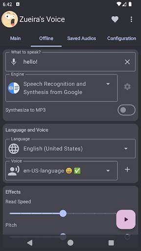 Zueira’s Voice: Text to Speech screenshot 6