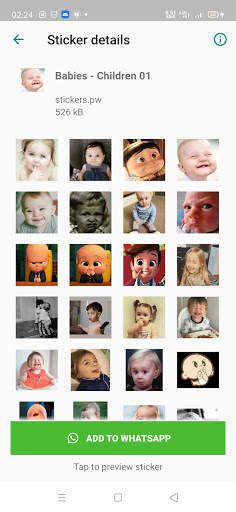 Babies Stickers Children Cute 👶 screenshot 3