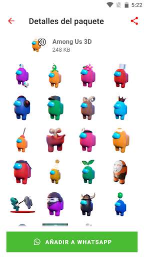 WAStickerApps de Among Us screenshot 6