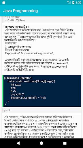 Java Programming Bangla screenshot 6