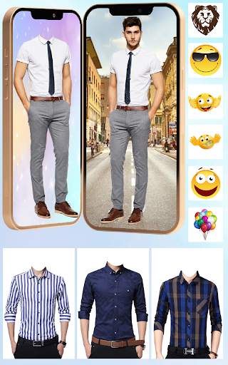 Men Formal Shirt -Photo Editor 2 تصوير الشاشة