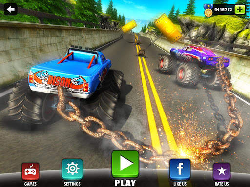 Chained Monster Truck Rivals: Ramp Racing Stunts screenshot 6