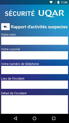 Sécurité UQAR скриншот 3