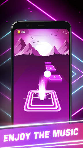 Hop Tiles 3D: Hit music game screenshot 1