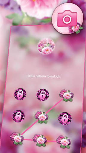 Pink Flower Bokeh Launcher screenshot 4