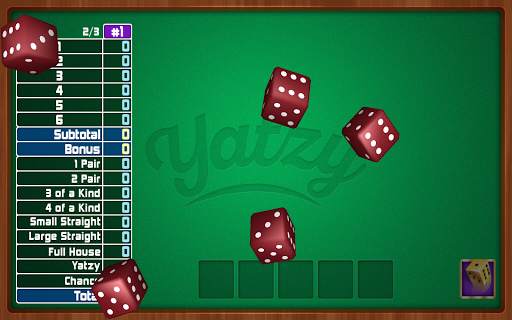 Yatzy Dice Game screenshot 1