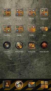 Tema Metallic Burn screenshot 2