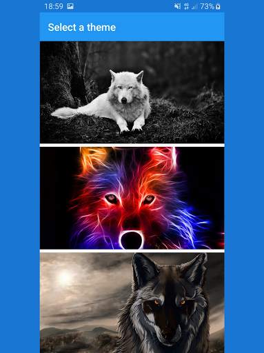 Neon Wolf Keyboard Themes screenshot 16