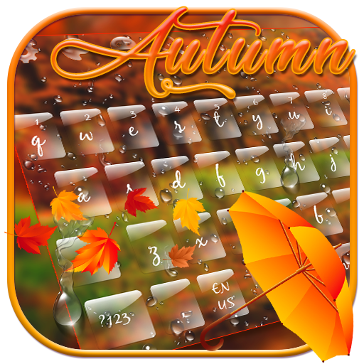 Autumn Maple Rain Keyboard icon