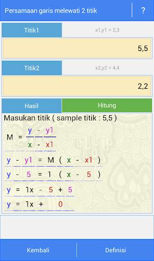 solusi matematika SMP screenshot 1