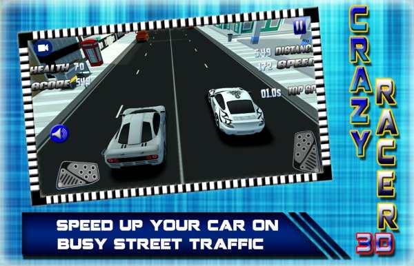 Crazy Car Racing 3D 2017: Rush Hero Driver screenshot 2