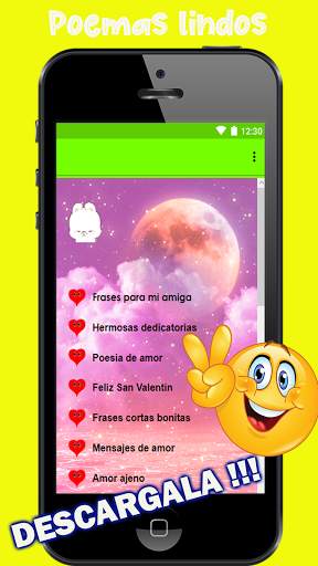 poemas de amor poemas lindos screenshot 1