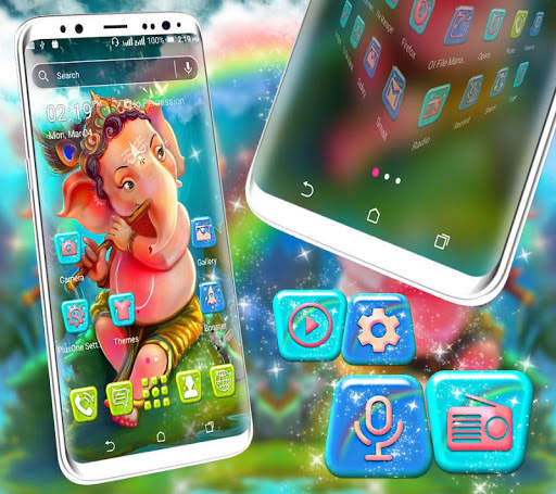 Ganeshji Launcher Theme скриншот 4