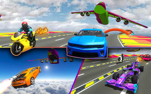 Rocket Car Racing Stunts screenshot 4
