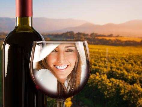 Bottle And Glass Photo Frames screenshot 1