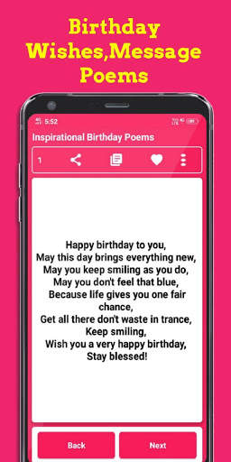 Happy birthday wishes - All birthday wishes poems screenshot 3