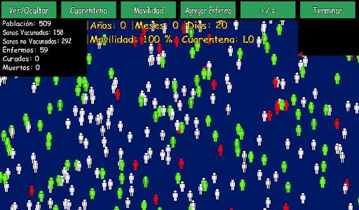 Vaczine, simulador de vacunación screenshot 2