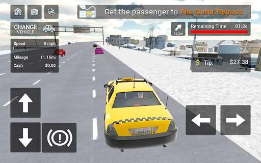 City Taxi Cab Driving Simulator screenshot 3