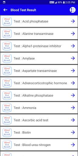 Blood Test Result screenshot 7