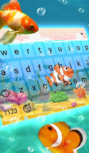 Sea Life Animated Keyboard   L स्क्रीनशॉट 2