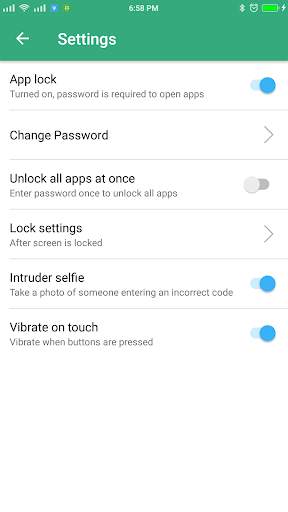 App lock - System level security tools 5 تصوير الشاشة