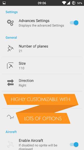 Minimal Planes Live Wallpaper screenshot 5