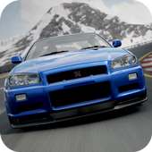 Skyline Driving GTR 3D logo