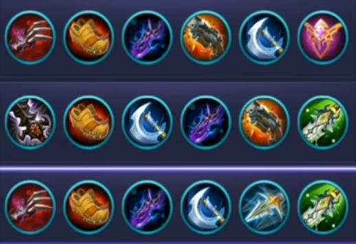 build ITEM gear MOBA ML screenshot 1