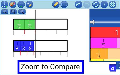 Fraction Strips by mathies screenshot 12