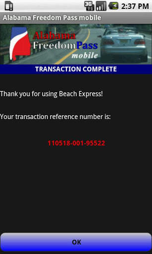 Alabama Freedom Pass mobile screenshot 4
