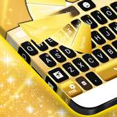 Neon Gold Keyboard Theme 1.279.1.102