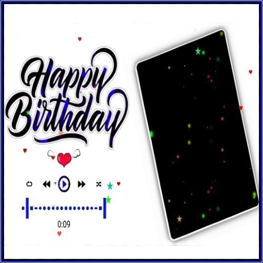 Happy Birthday Avee Player Template Download icon