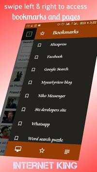 Internet King Browser, 4G screenshot 7