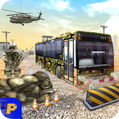 Drive Army Bus Parking Base Duty icon