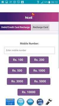 Ncell Mobile Recharge - FREE Online Service screenshot 2