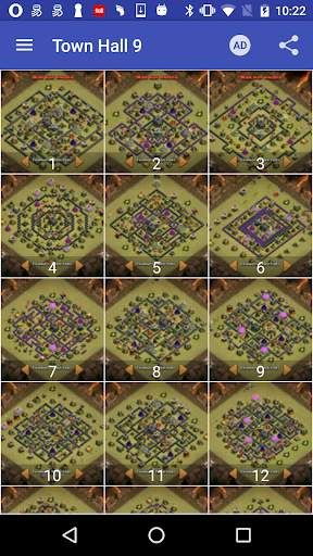 War layouts for Clash of Clans screenshot 1