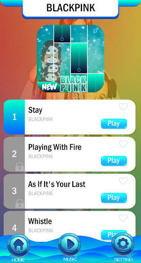 BLACKPINK Chibi Piano Tiles screenshot 1