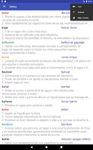 Verbos Español screenshot 17