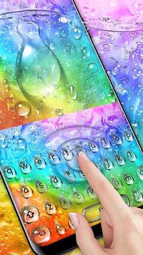 Color Water Drops Keyboard screenshot 1