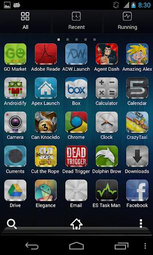 Metal Free(APEX NOVA GO THEME) screenshot 4