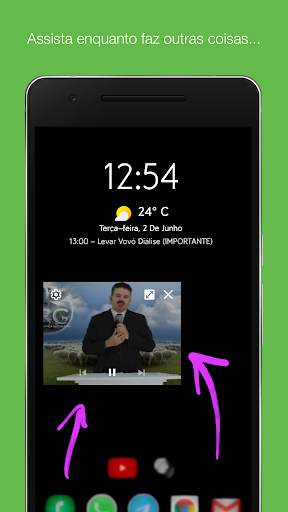 Player de Vídeo Flutuante (Picture in Picture) screenshot 1